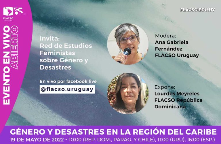Evento abierto en vivo: Género y desastres en la región del Caribe