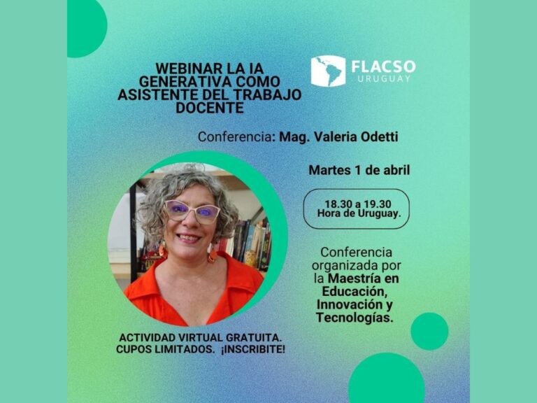 Webinar: la IA Generativa Como Asistente del Trabajo Docente