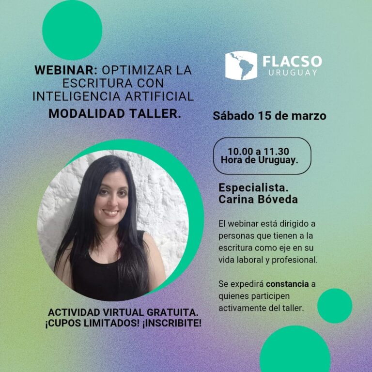 Webinar: Optimizar la Escritura con Inteligencia Artificial.