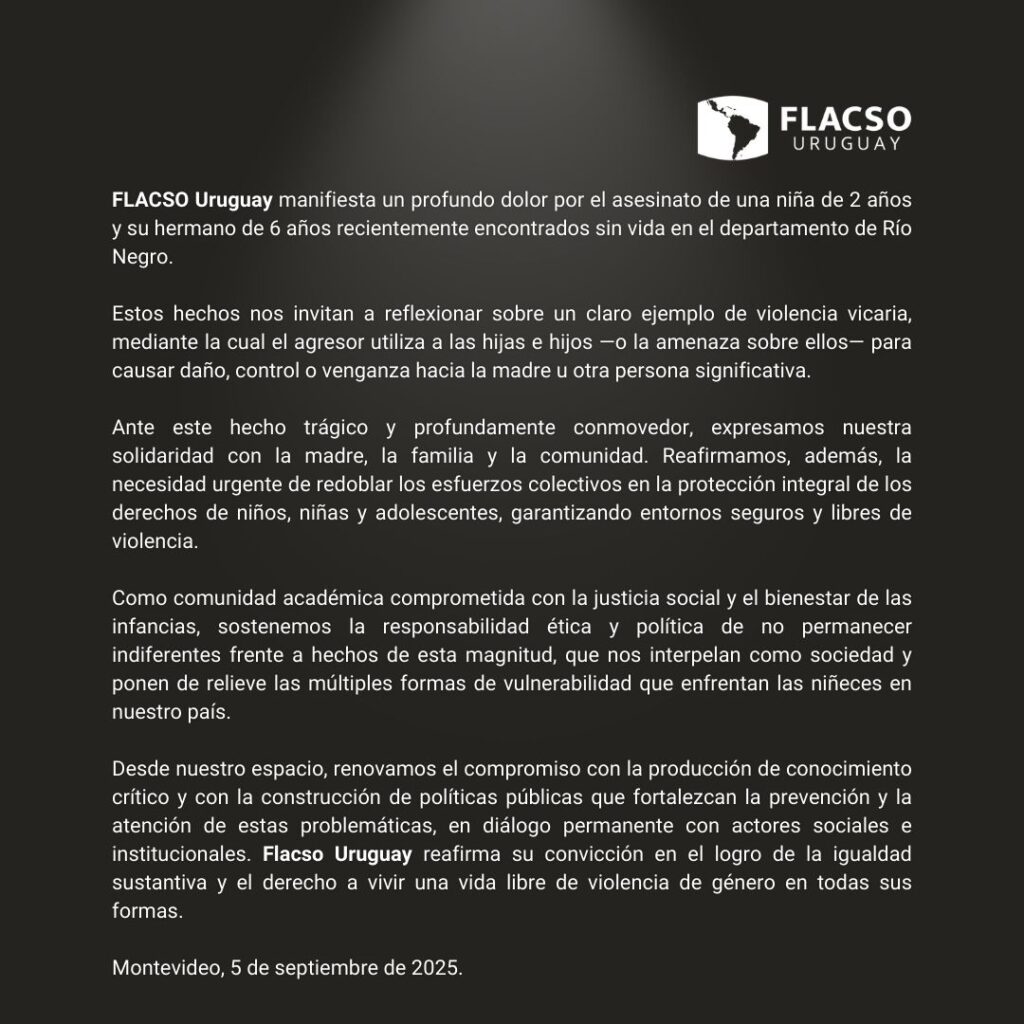 Comunicado – 5 de Septiembre 2025