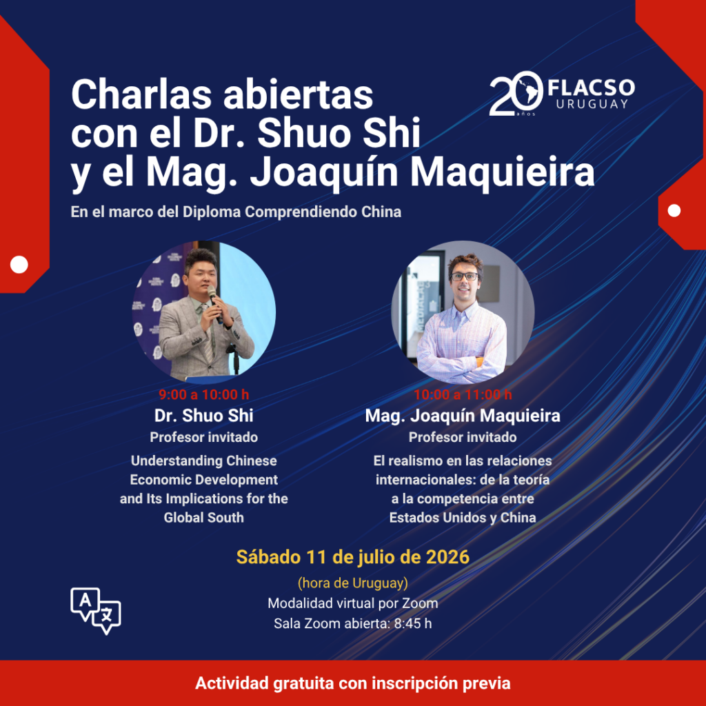 Charlas abiertas con el Dr. Shuo Shi y el Mag. Joaquín Maquieira