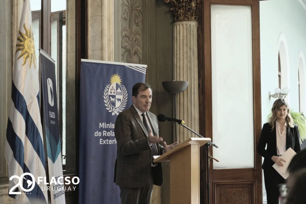 Celebración por los 20 años de FLACSO Uruguay en el Palacio Santos.