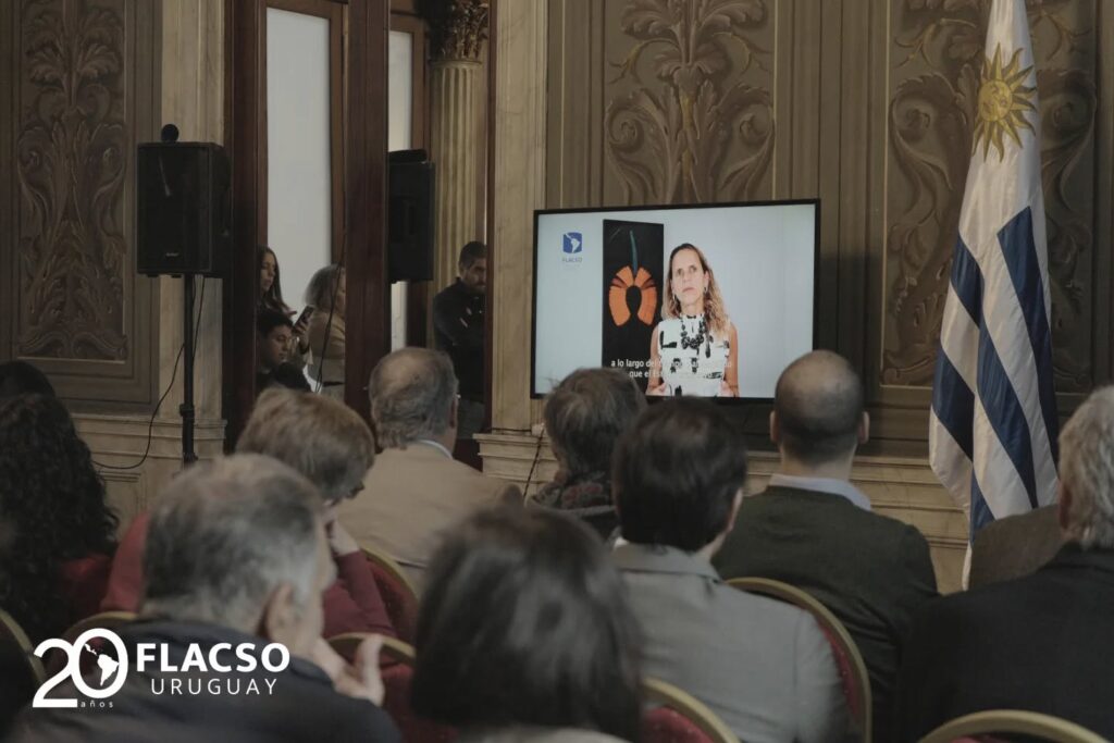 Celebración por los 20 años de FLACSO Uruguay en el Palacio Santos.