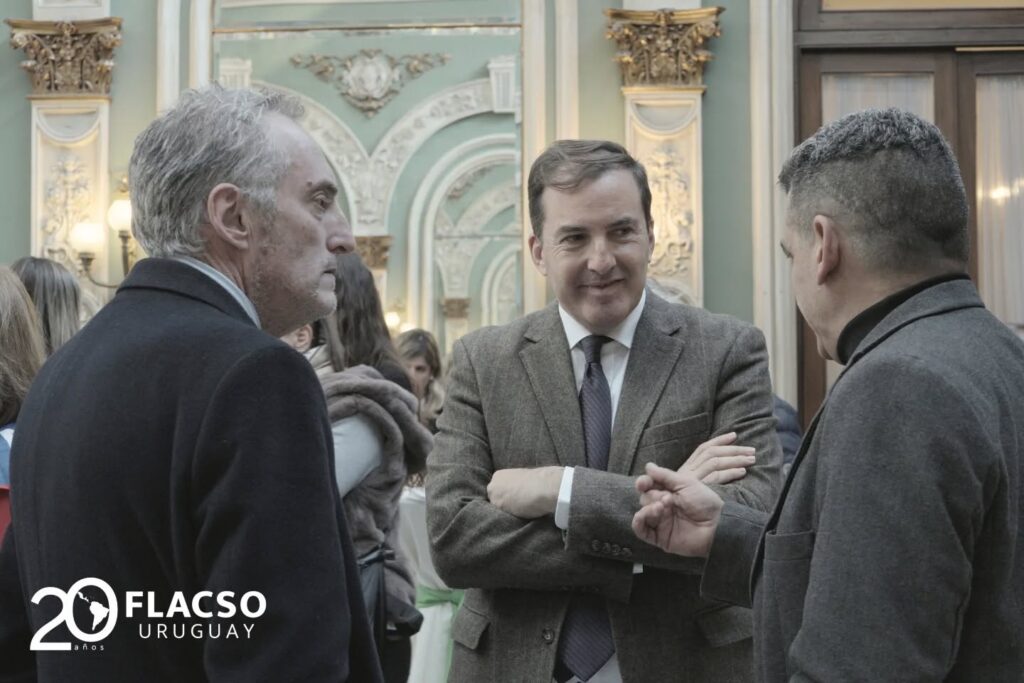 Celebración por los 20 años de FLACSO Uruguay en el Palacio Santos.