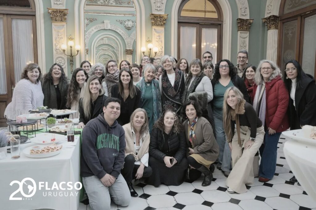Celebración por los 20 años de FLACSO Uruguay en el Palacio Santos.