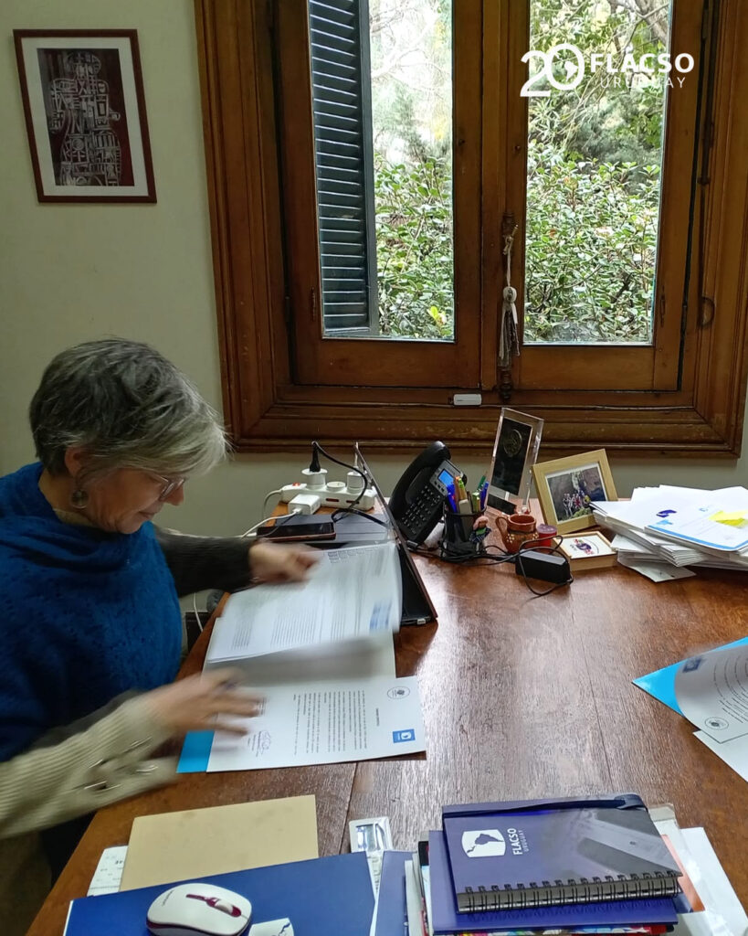 Encuentro institucional entre FLACSO Uruguay y Antígona Asociación Civil